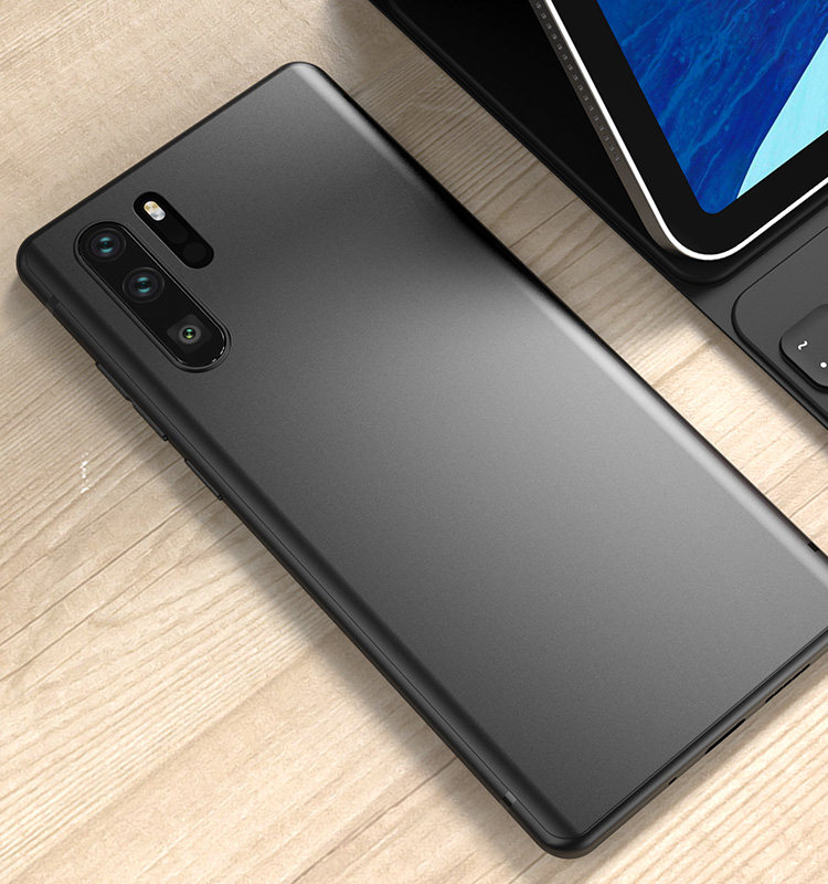 Suitable for Huawei p30pro mobile phone protection shell p30por silicone anti-fall p30p qu screen pr0 male p0r ultra-thin p 30 full package p3 zero upscale po new full bag edge black