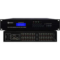Audio matrix 16 in 16 out two-channel stereo switcher RCA Lotus head mouth network APP conference broadcast