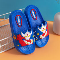 Boys Sero Altman Slippers Summer Childrens Indoor 5-8 Years Old Children Tiga Superman Cartoon Sandals and Slippers