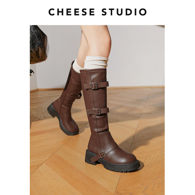 taobao agent Demi-season trend fashionable universal high boots platform