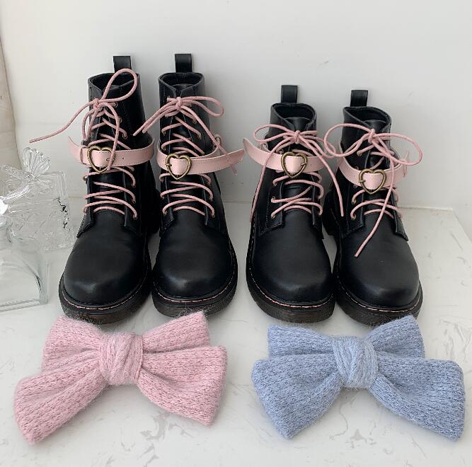 Spot cheese mans mans spades police officer black sweet knock A black powder Martin boots eight holes six holes female JK boots booties