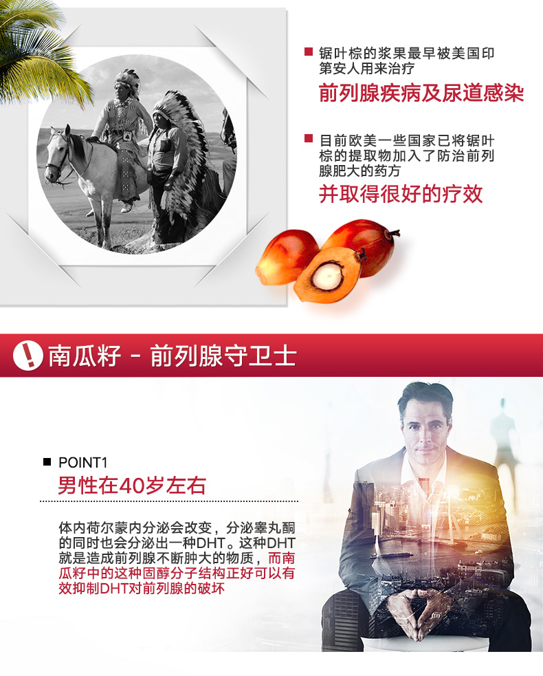 GNC 健安喜锯棕榈南瓜籽复合片