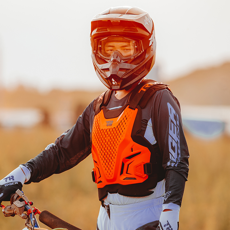 Tiger H6 Motorcycle Armor Off-Road Riding Protective Gear Chest Protector Anti-Fall Vest Forest Road Motorcycle Rally Racing Universal