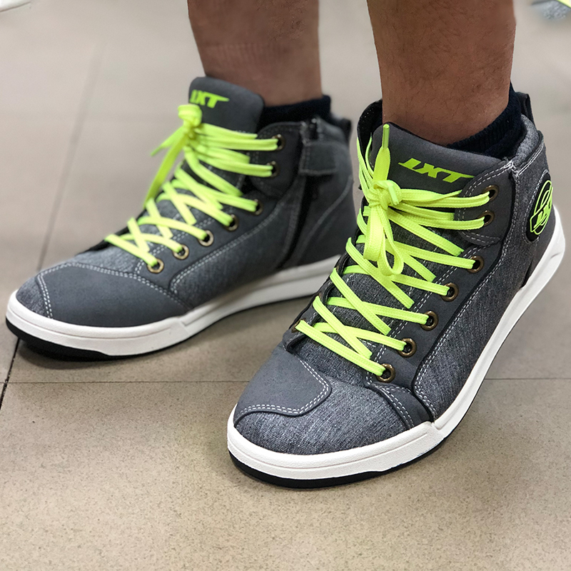 Hunting Wolf Locomotive Riding Shoes Men's Board Shoes Summer Moron Casual Short Boot Locomotive Shoes Breathable Riding Boots