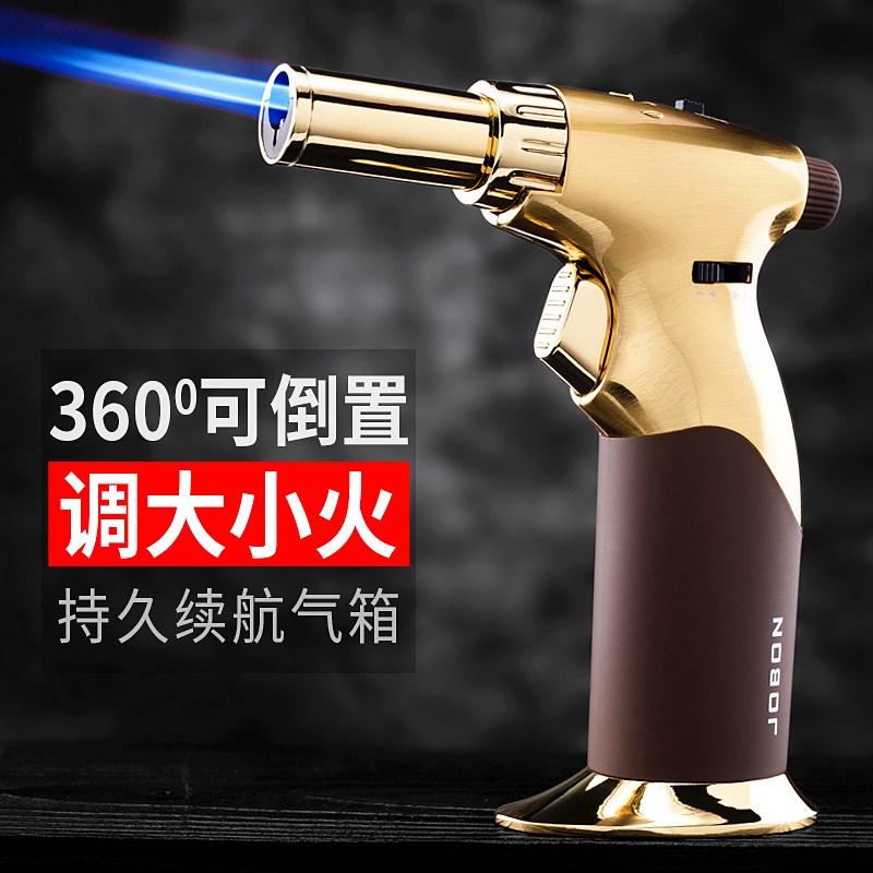 Zhongbang windproof electronic inflatable lighter high temperature outdoor moxibustion cigar creative personality spray gun welding gun igniter