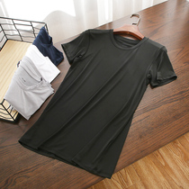 FDDNT057 I want to blow it up as a veritable cow cargo Comfortable copper ammonia silk mens round neck short sleeve T-shirt