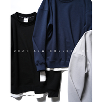 GIYNT188 into the retro Japanese Ami Kashi tooling style waffle fake two-piece pullover men