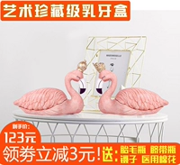 Mới flamingo bộ sưu tập nghệ thuật cấp độ rụng lá hộp bé gái tóc bé trai rốn bảo quản chai sinh bé lưu niệm - Quà lưu niệm cho bé / Sản phẩm cá nhân quà tặng sinh nhật cho be gái 12 tuổi