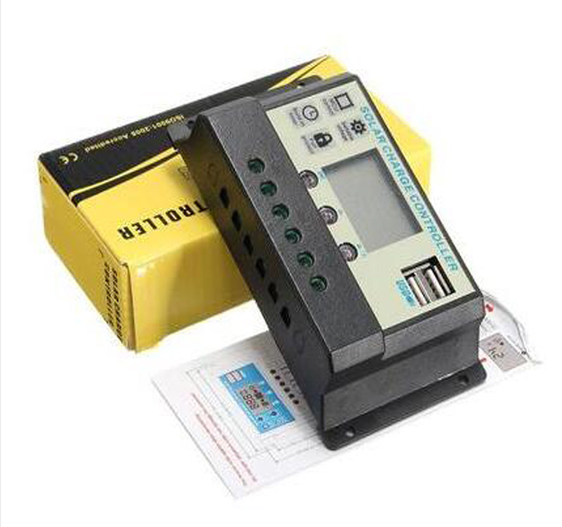 Solar controller 12V24V automatic identification can charge the battery
