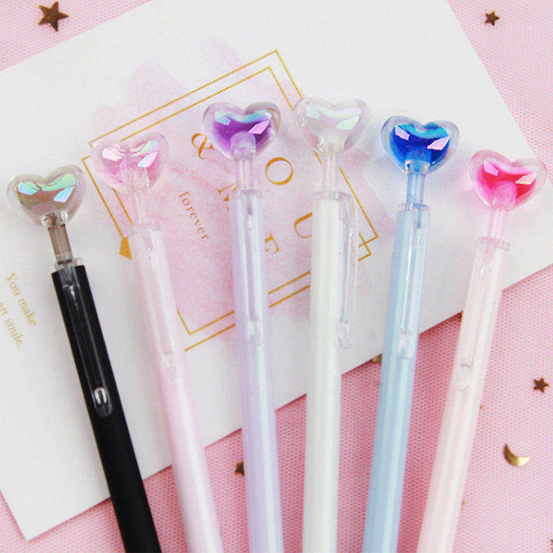 Small Andromeda Pen Medium Sex Pen Girl Hearts Ins Lukewarm Wind Net Red Minimalist Food Fruit Color Cute Creative Students With Pen Core 0 5 Black Press Action Water-based Pen Ink Pen Black Pen Exam Used