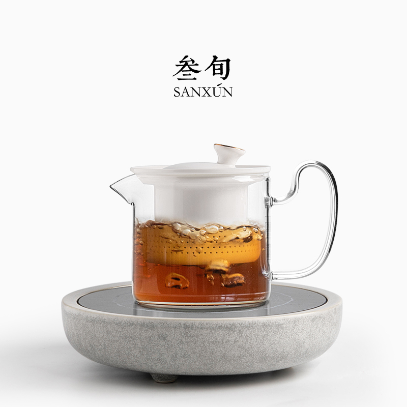 Pentecost - burning electric pottery furnace household small tea cooker glass kettle electric kettle tea cooking set