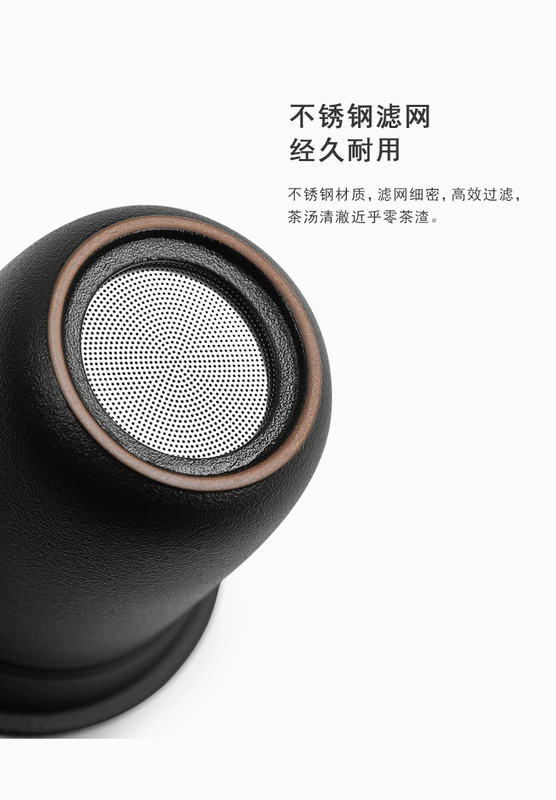 Ba mươi tuổi Qingmo du lịch bộ ấm trà chống bỏng ấm trà một nồi ba cốc túi bảo quản di động cốc nhanh ngoài trời bộ bình trà có túi đựng đi du lịch