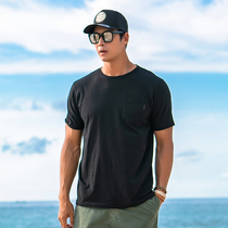 RIPCURL Comfort Sports Casual Men T-Shirt Beach Outdoor Sunscreen Surfing MST466BRC