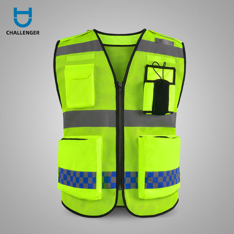 Reflective vest vest Traffic construction site vest Riding night reflective vest Safety fluorescent clothes can be printed