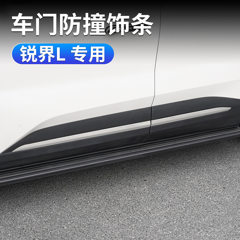 Suitable for Ford 26 Models Edge L Door Anti-Collision Strips, Exterior Modification Door Panel Stainless Steel Anti-Scratch Decorative Strips Suitable for Ford 26 Models Edge L Door Anti-Collision Strips, Exterior Modification Door Panel Stainless Steel Anti-Scratch Decorative Strips