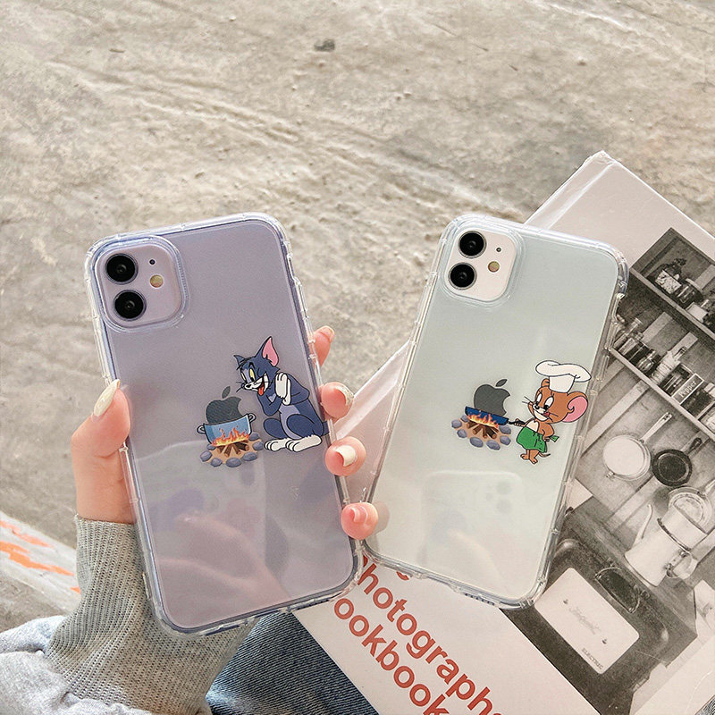 European and American cartoon XS XR is suitable for Apple 12 11Pro Max mobile phone case iPhone13pro new female transparent funny 7plus fun ins wind net red love