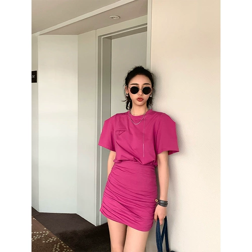 Летний комплект, юбка для отдыха, в западном стиле, 2021 года, подходит для подростков