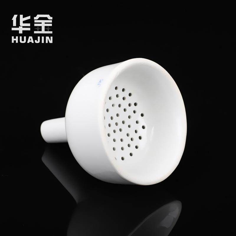 Huajin Bu's Funnel Porcelain Funnel Oil Pumping Funnel Ceramic Acid Resistant 60 80100120150m m