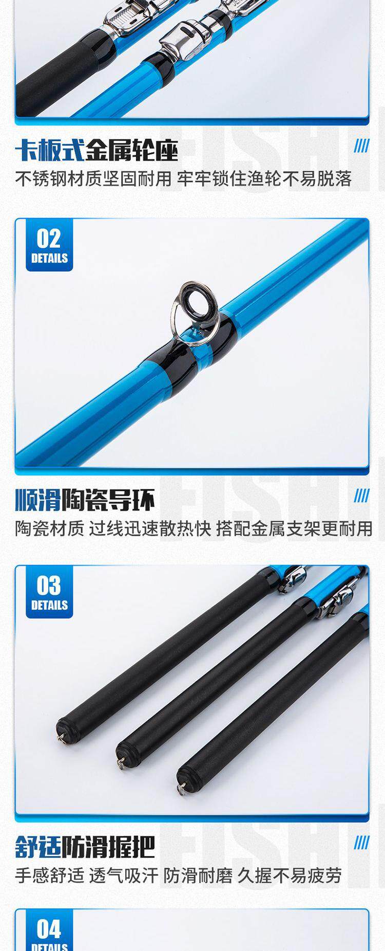 Ice удочкой 黄辣丁专用鱼竿软尾筏杆冰钓竿筏竿套装阀杆伐杆远岸抛筏钓竿鱼竿 No brand