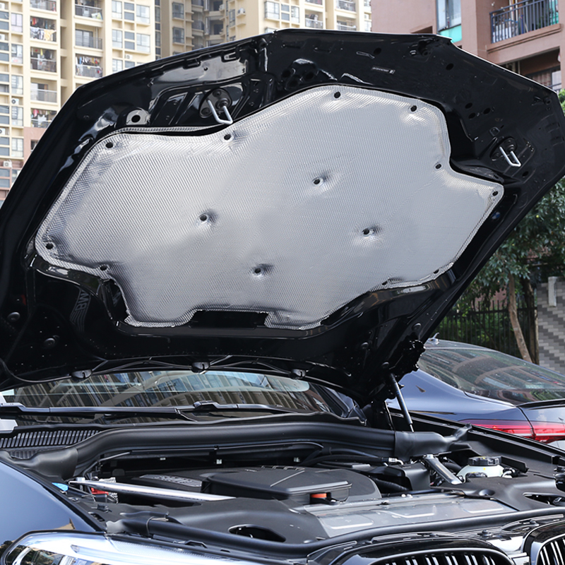 18-22 BMW X3X4 engine sound insulation cotton modification Hood insulation cotton special accessories aluminum foil flame retardant pad