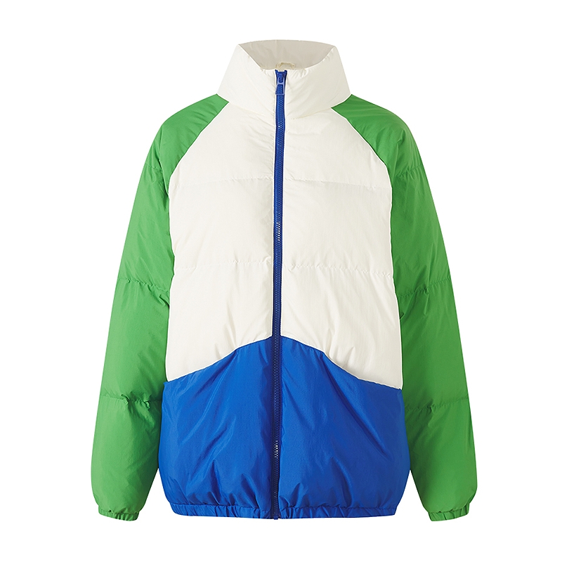 美特斯邦威羽绒服男女春季新款拼接