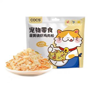 COCS猫咪肉松蛋黄磷虾拌饭拌粮冻干宠物
