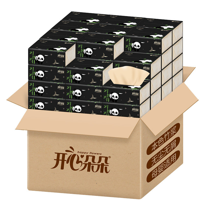 D happy flower paper towel embossed removable toilet paper volume loading activity loading household napkin sanitary removable toilet paper