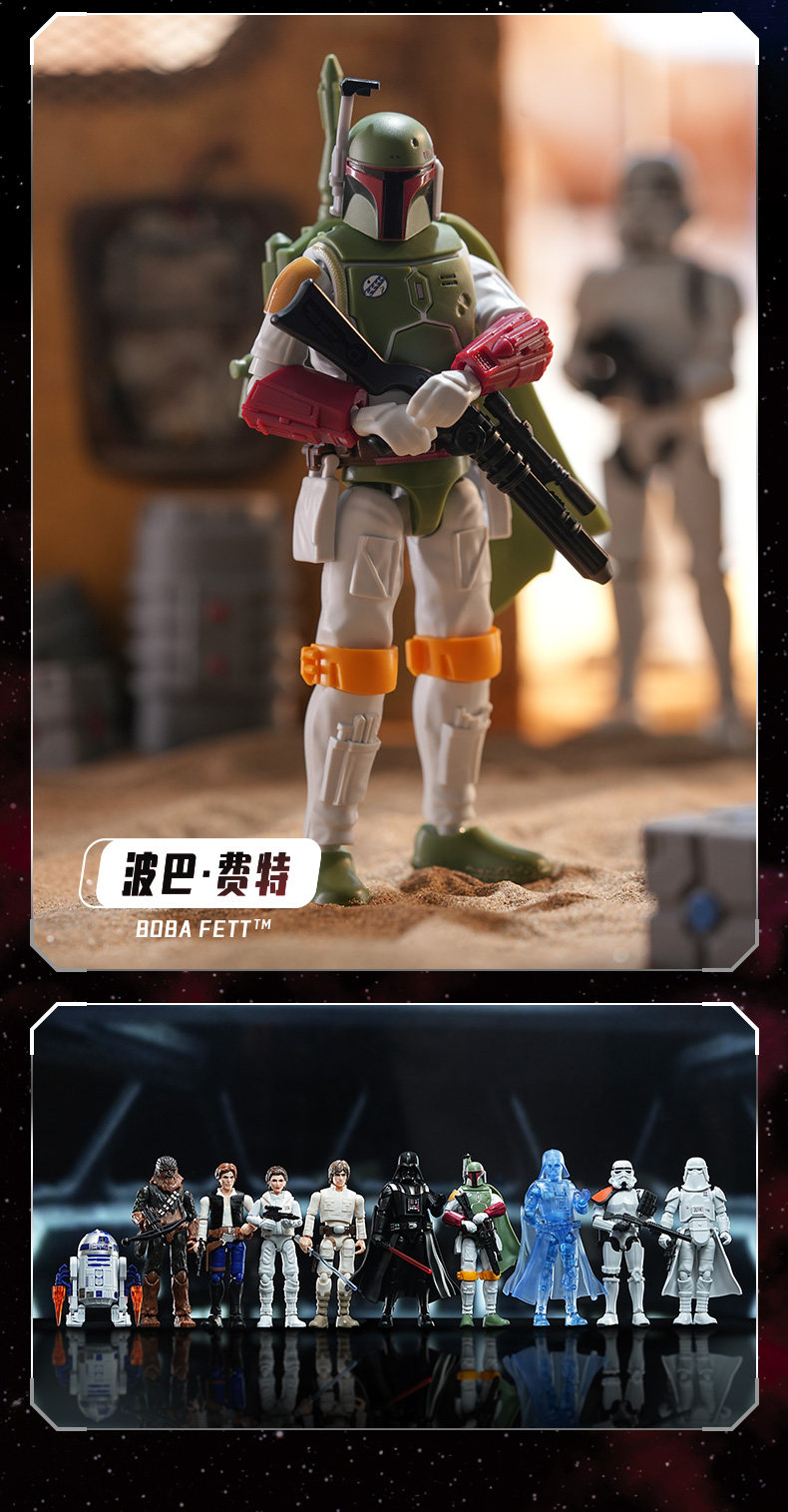 Original Blokees Star Wars The Mandalorian GV01-GV03 Ahsoka Din Djarin Blind Box Sets Actionfigur Halloween Modell Spielzeug Geschenk – Detail 31