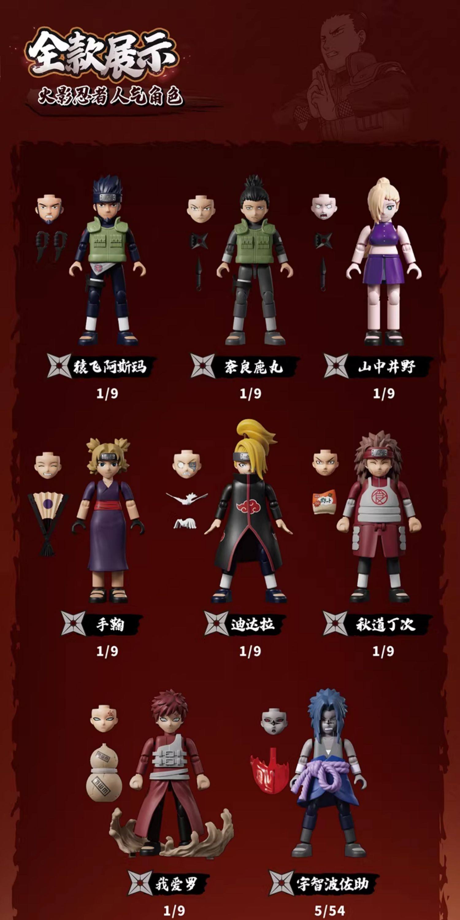 Blokees Naruto Shippuden Galaxy Version 05 Ninja Era Bausteine Figur, Hashirama Minato Sammlerstück Anime Action-Modell Geschenk – Detail 31