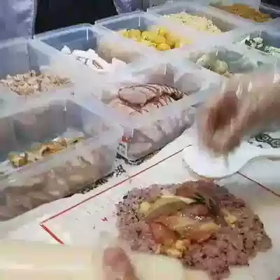 Taiwan rice ball special high temperature resistant film bag rice ball kneading tight plastic pad non-slip pad rice stick tool