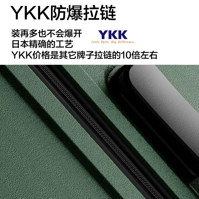 Big capacious wear-resistant suitcase with zipper, increased thickness