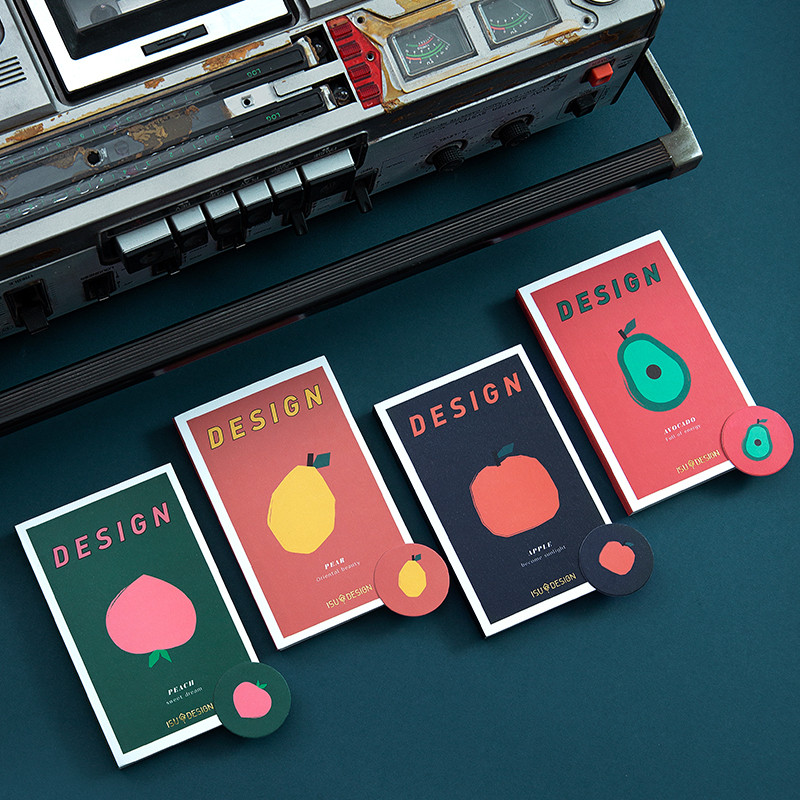 A tree cultural and creative xtreme fruit series cute a6 hand ledger suit Girl heart cute cartoon college student personality diary horizontal line Simple literary and creative retro