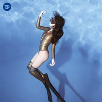 TRUDIVE Ruiqian professional long-tube diving socks for womens winter swimming warm waterproof knee-high socks diving equipment wading socks