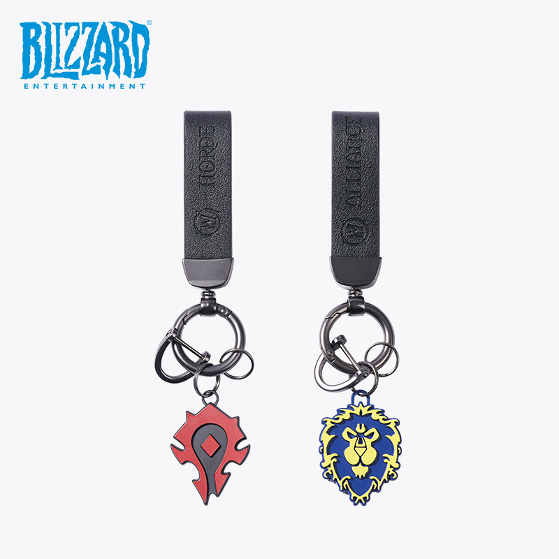 blizzard blizzard Official game Perimeter Magic World League Tribal Car Key Buckle bag Decorative Hanging Accessories