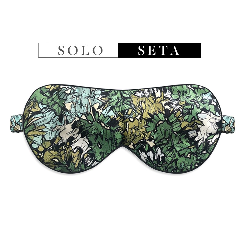 Solo Seta silk eye mask male and female sleep shading sleeping breathable mulberry silkworm silk comfortable and adjustable gift box