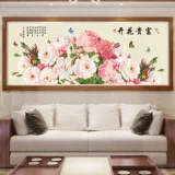 Бриллиантовая живопись 2022 Новая 5D Гостиная полная бриллиантовая цветочная цветочка богатая кросс -штифта гостиная с бриллиантами масонство.