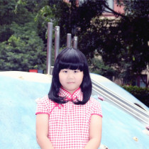  Net celebrity girl wig Girl wig Long hair straight hair wig Model Catwalk wig Bald wig set girl