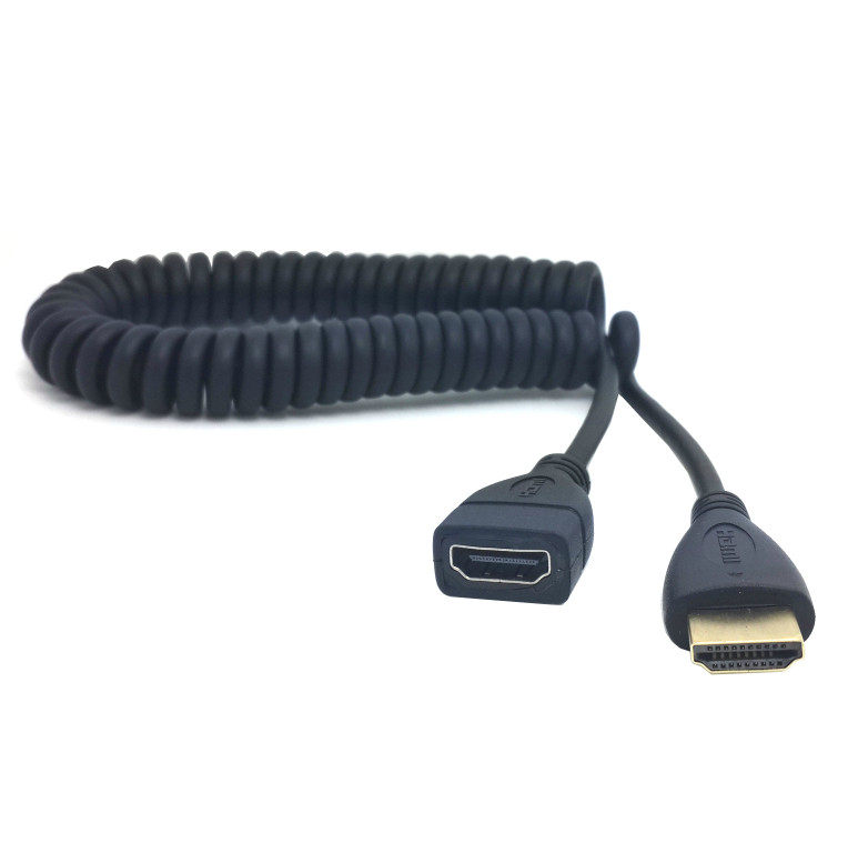 Spring HDMI Public To Mother Extension Line HD Spring Extension Cord HDMI Extension Cord 1 4 Edition 2 5 m 