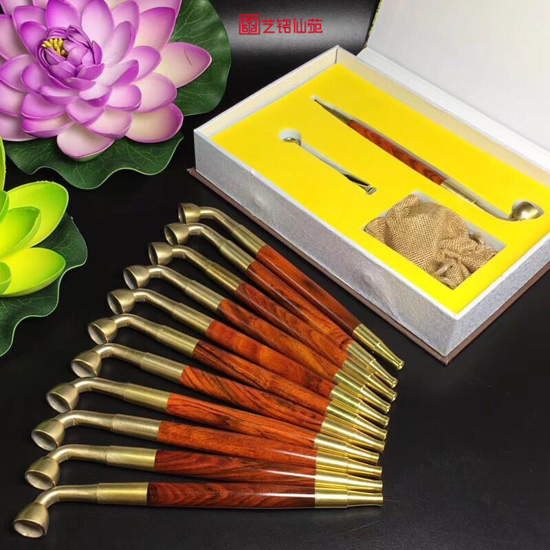 Large Red Acid Branches Long Filter Washable Cigarette Holder Cigarette Gun Long Smoke Rod Cigarette Buttered Hand Piece Text Play With Little Swing Piece