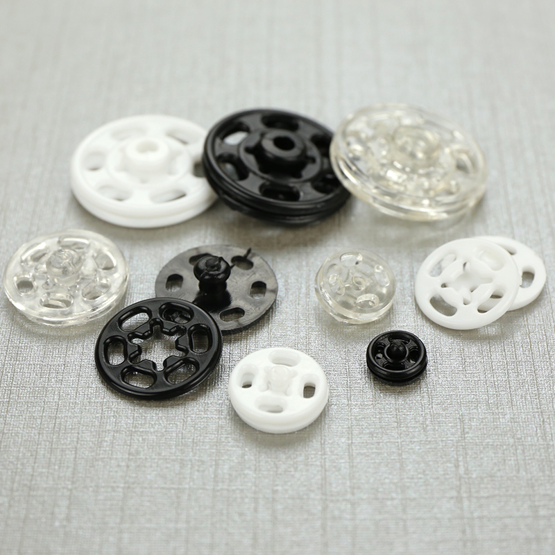 Invisible dark button high-grade blouse anti-light transparent button small snap button baby mother button shirt small button