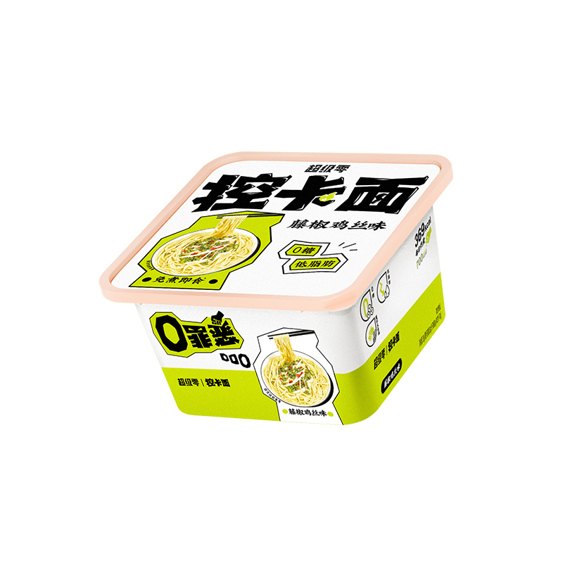 【超级零】藤椒鸡丝面1盒装