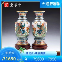 China Art Hall MiZhenxiong Dai Jialin Zhong Liansheng to create Jingtai Blue Bottle Putian Tongqing home swing piece