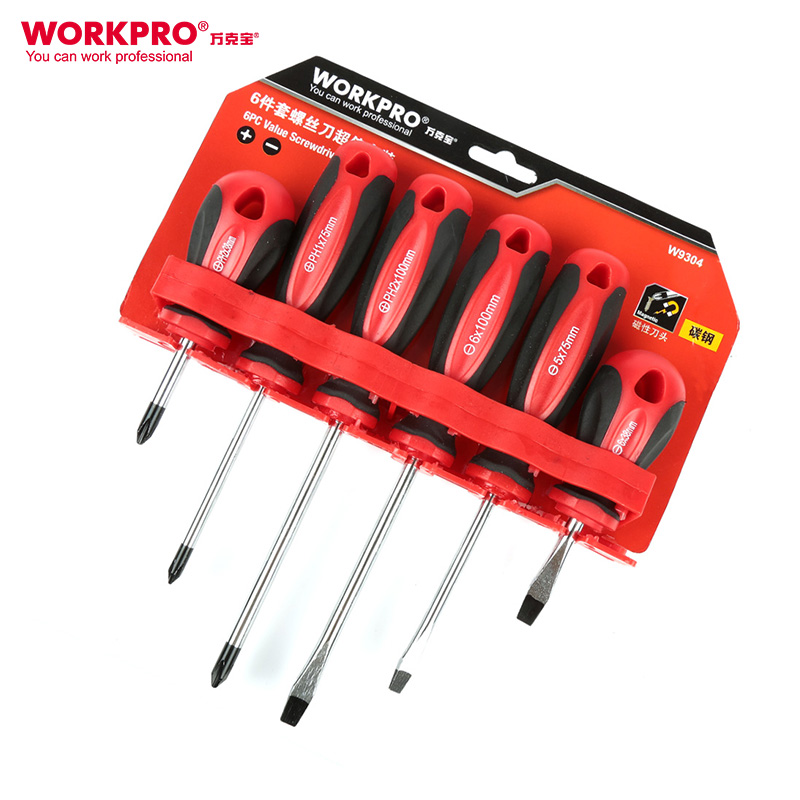 ten thousand Kpel home screwdriver set of cross I type screwdriver screw opener repair and disassembly tool 6 pieces of W9304