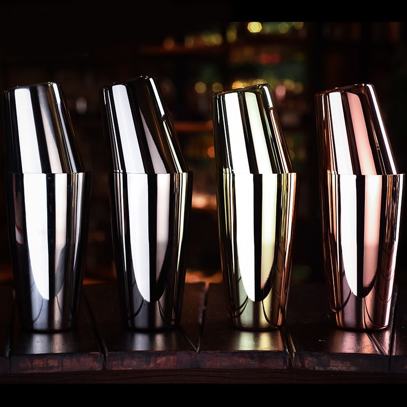 MrSlim stainless steel Boston shaker American 2-stage shaker size hall cup shaker shaker