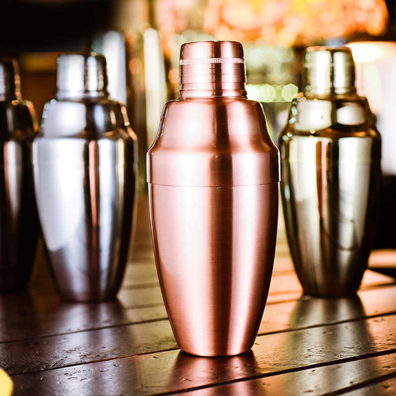 MrSlim Japanese stainless steel three-stage shaker shaker shaker shaker shaker shaker gold tone wine set