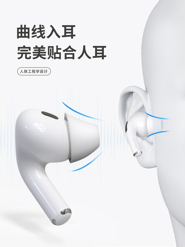 Apply Apple airpodspro1 Generation 2 generations earplugs ear cap pro2 anti-allergy noise-reducing soft silicone ear sleeve-Taobao