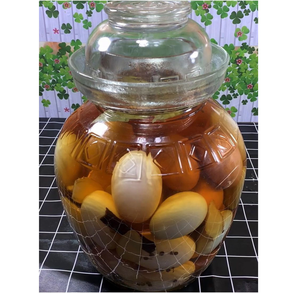Pickled Egg Duck Egg Salted Goose Egg Salted Egg Jar Sugar Garlic Jars Sichuan Pickle Container Glass Jars Thickened