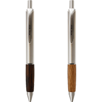 (Self-operated) Mitsubishi uni oak pen grip gel pen high-value push-type quick-drying smooth UMN-515 replaceable core elastic pen clip portable signature pen business high-end 0 5 black