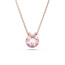 (self-employed) Swarovski Swarocene Chili Bella V chain pendant teenage girl heart pink