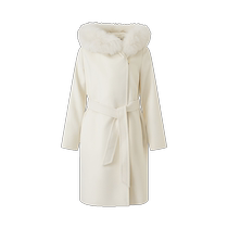 (Self-operated) Max Mara Studio womens mid-length hooded coat 3MANGO 60162033